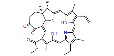 Chlorophyllonic acid a methyl ester